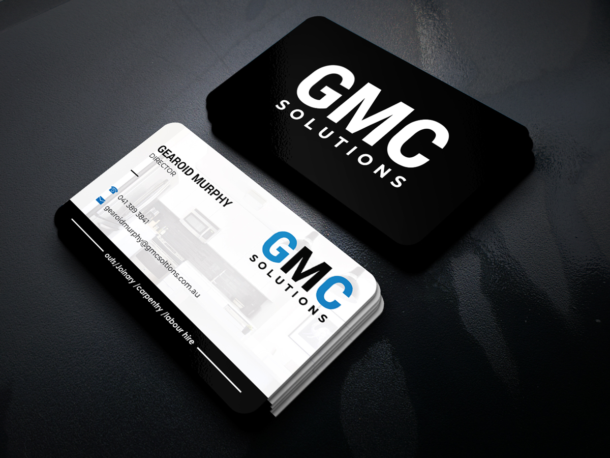 Business Card Design by JK18 for Gmc solutions | Design #20201583