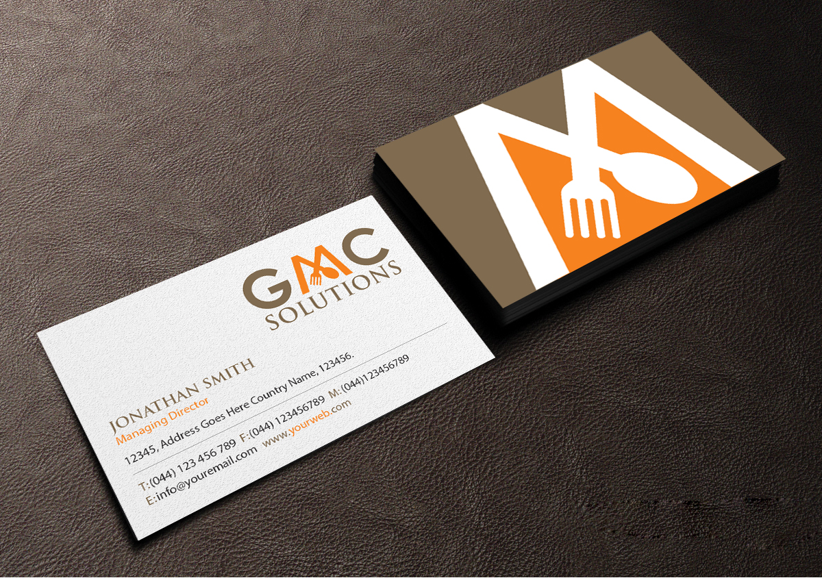 Business Card Design by Creations Box 2015 for Gmc solutions | Design #20198010