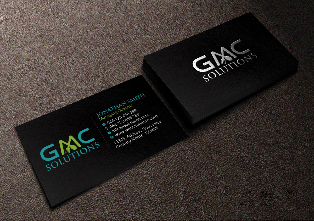 Business Card Design by Creations Box 2015 for Gmc solutions | Design #20198011