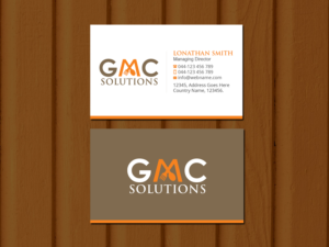 Business Card Design by Creations Box 2015 for Gmc solutions | Design: #20198021