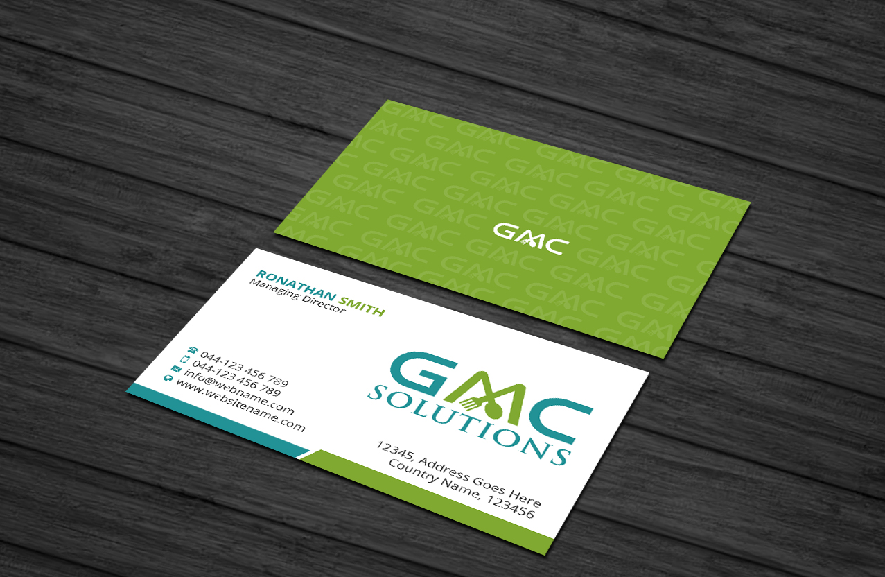 Business Card Design by Creations Box 2015 for Gmc solutions | Design #20198791