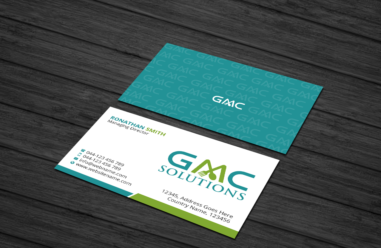 Business Card Design by Creations Box 2015 for Gmc solutions | Design #20198793