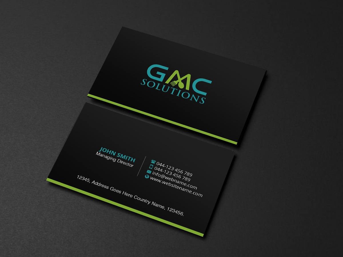 Business Card Design by Creations Box 2015 for Gmc solutions | Design #20198794