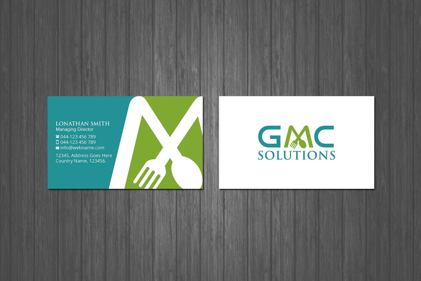 Business Card Design by Creations Box 2015 for Gmc solutions | Design #20198797