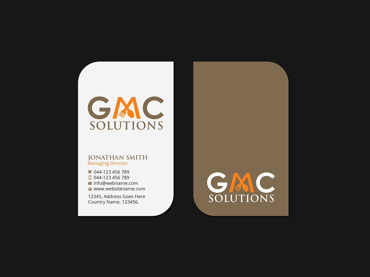 Business Card Design by Creations Box 2015 for Gmc solutions | Design #20198802