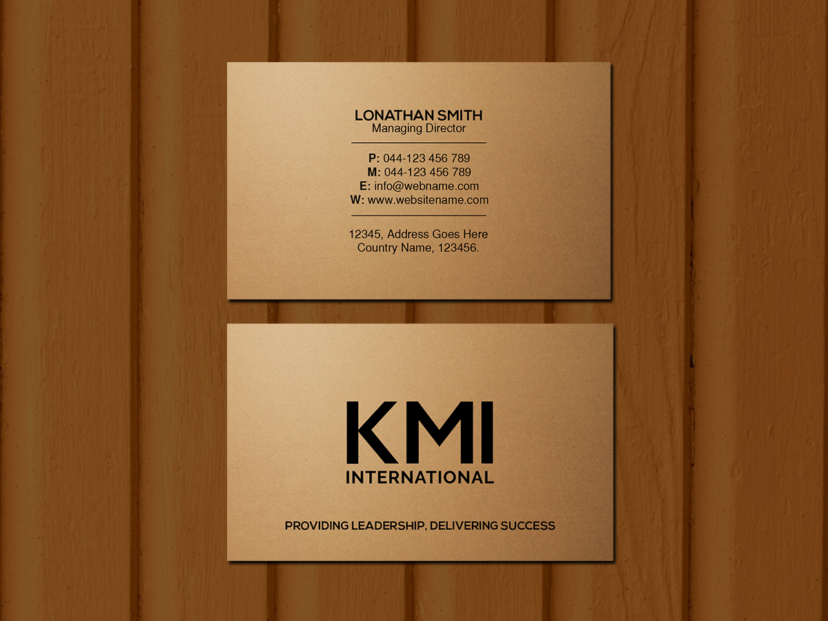 Diseño de Tarjeta de Presentación por Creations Box 2015 para este proyecto | Diseño #20199112