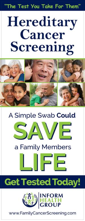 6' Banner Stands for exhibiting to Health Fairs with an audience of age 55+ | Graphic Design by desainerd