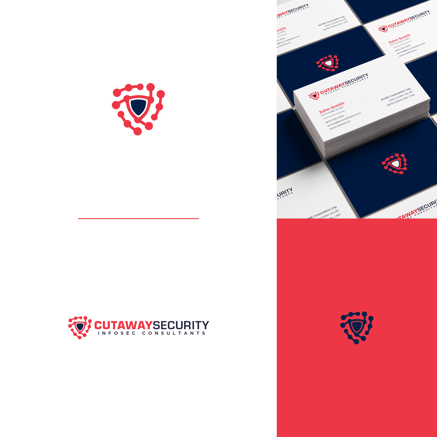 Logo-Design von JohnM. für Cutaway Security, LLC. | Design #20197213