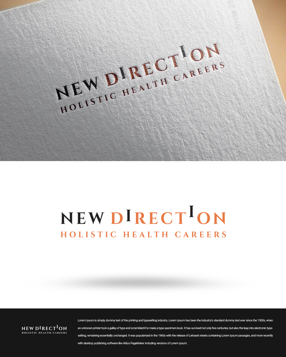 Diseño de Logo por zingodesigns258 para New Direction Holistic Health Careers | Diseño #20218579
