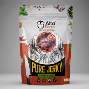 Simply Good! from Pure Jerky: Sustainable Vegan Mushroom Jerky | Packaging Design by SAI DESIGNS