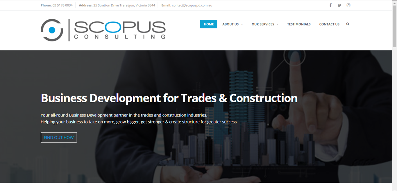 Banner Ad Design by Kristina Andonoff for Scopus Consulting | Design #20198726