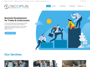Consulting Business in Trades & Construction needs a website banner | Banner Ad Design by Alexandar