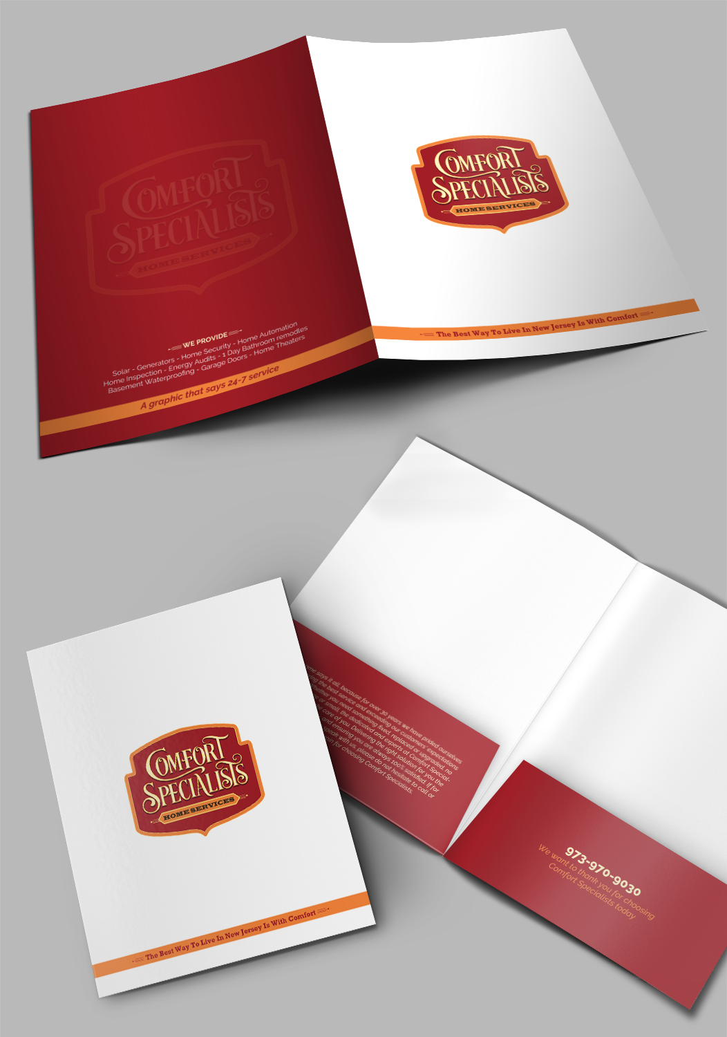 Diseño de Papelería por chandrayaan.creative para comfort specialists llc | Diseño #20200447