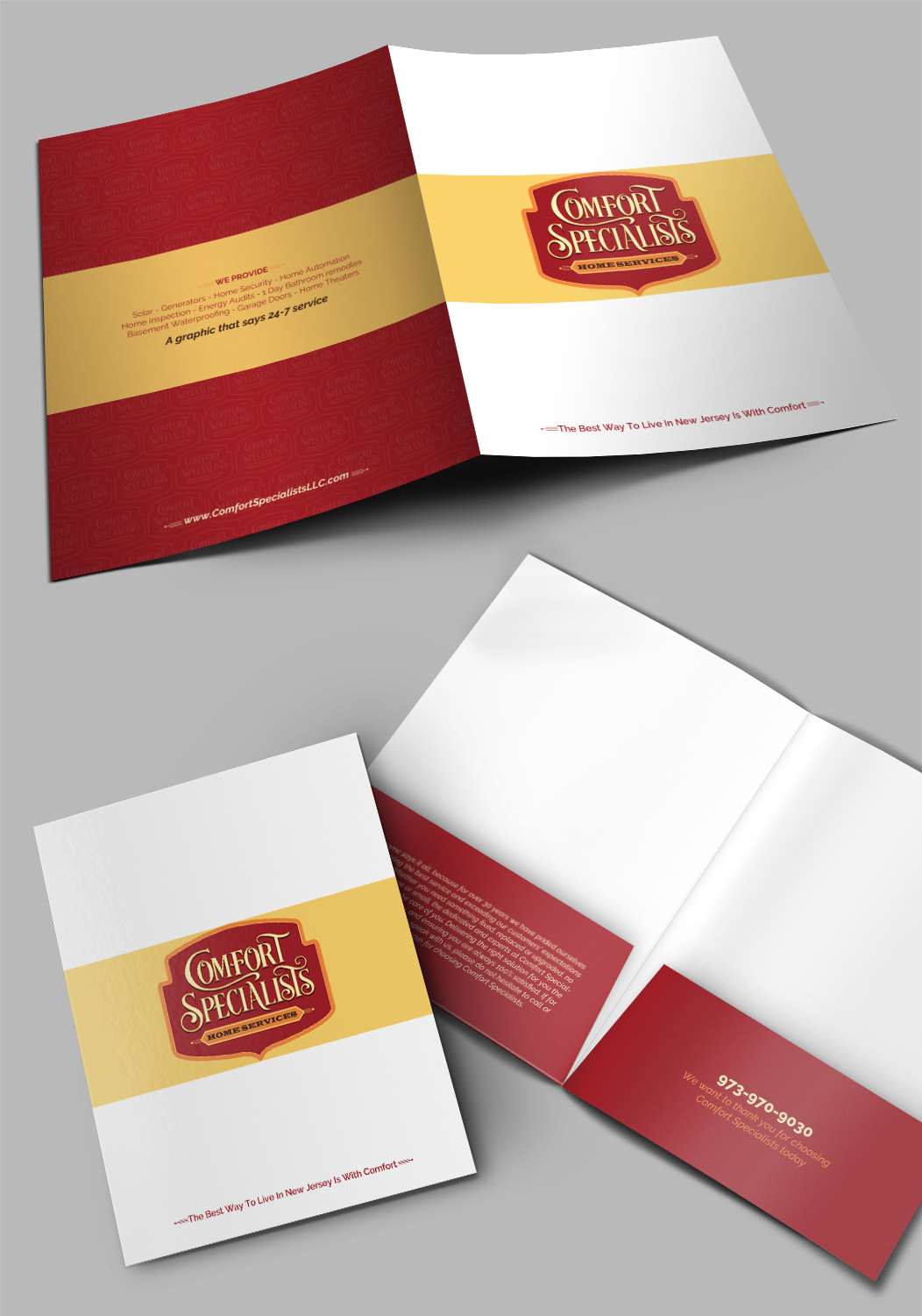 Stationery Design by chandrayaan.creative for comfort specialists llc | Design #20200817