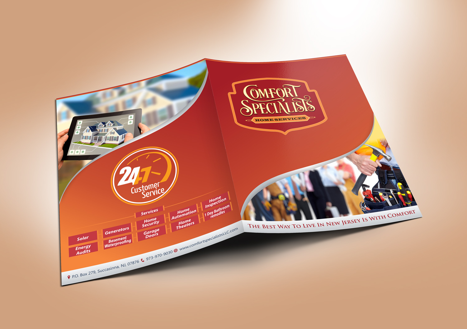 Design de Papeterie par Petter Goms pour comfort specialists llc | Design #20198385