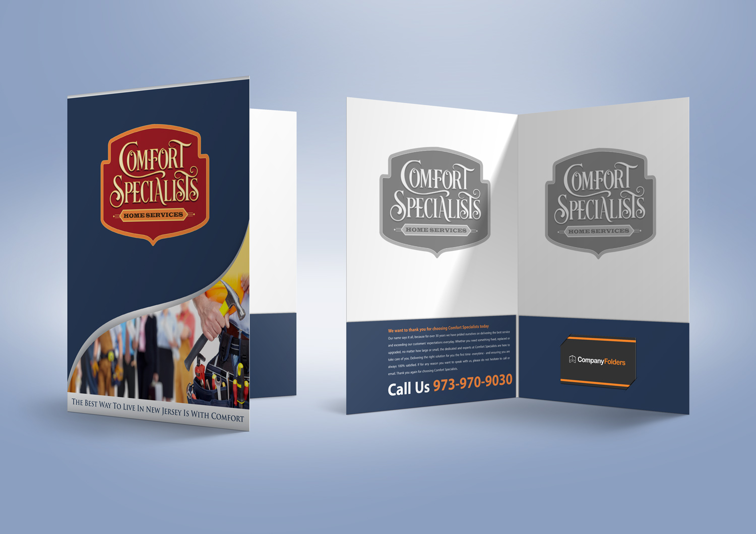 Diseño de Papelería por Petter Goms para comfort specialists llc | Diseño #20198749