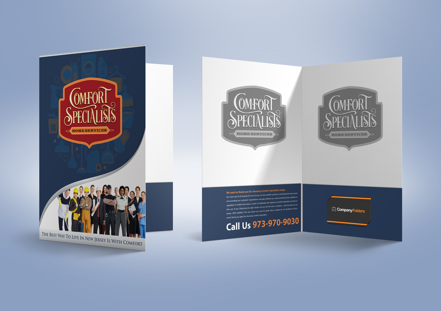 Diseño de Papelería por Petter Goms para comfort specialists llc | Diseño #20199467