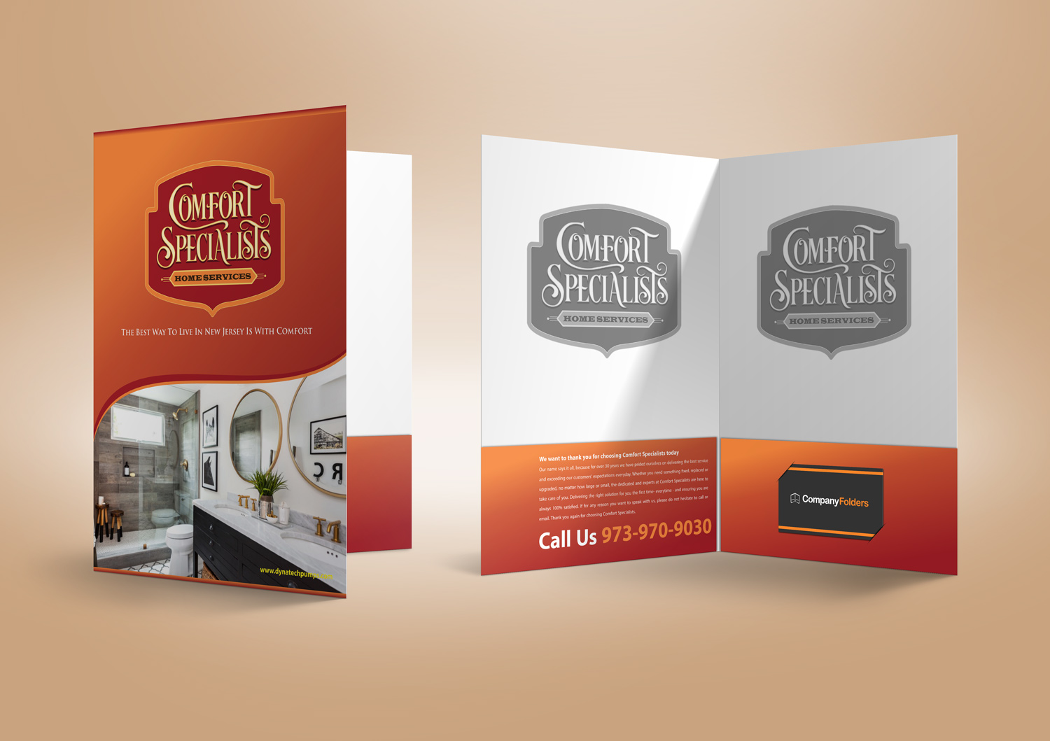 Diseño de Papelería por Petter Goms para comfort specialists llc | Diseño #20199933