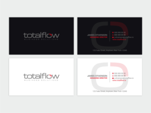 totalflow Business Card | Diseño de Tarjeta de Presentación por Atvento Graphics