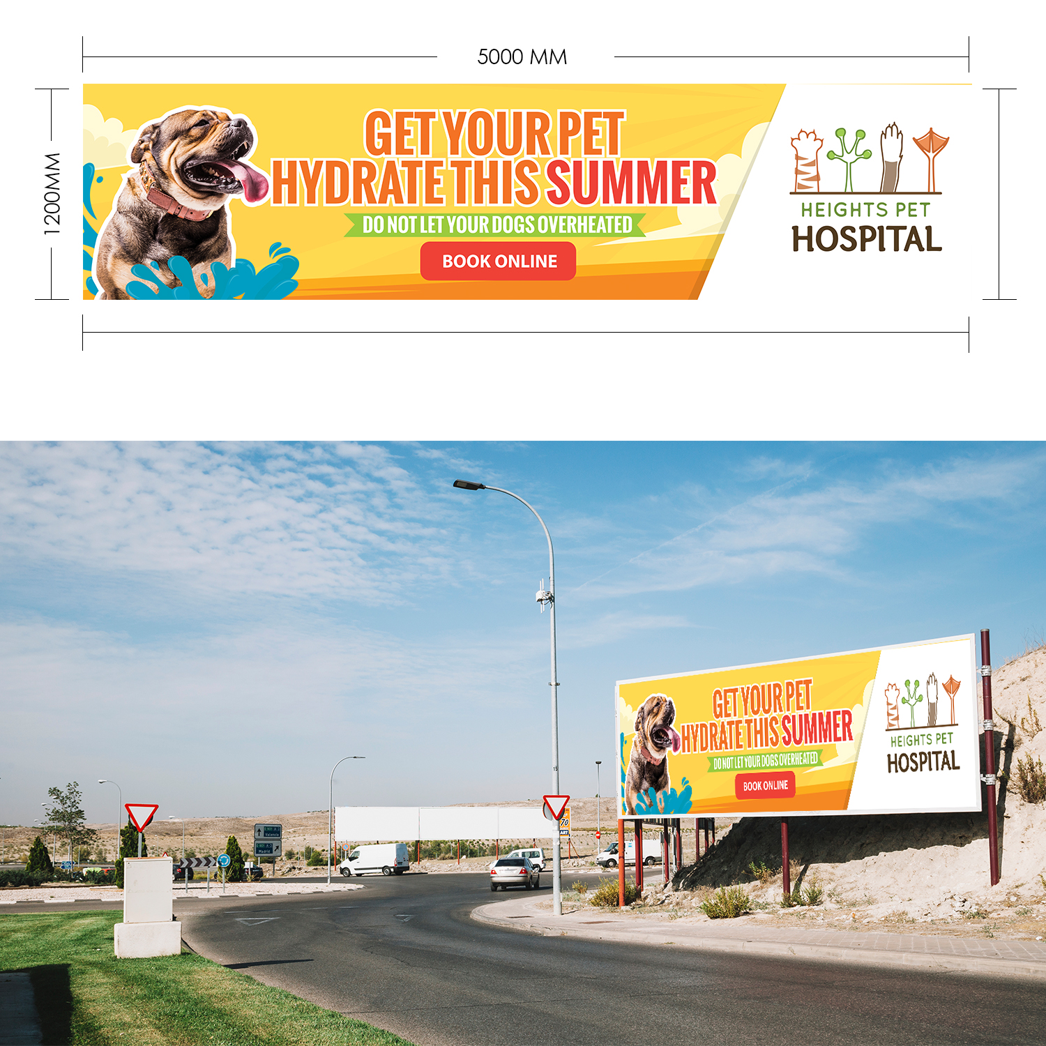 Graphic Design by jehuty72 for Heights Pet Hospital | Design #20258858