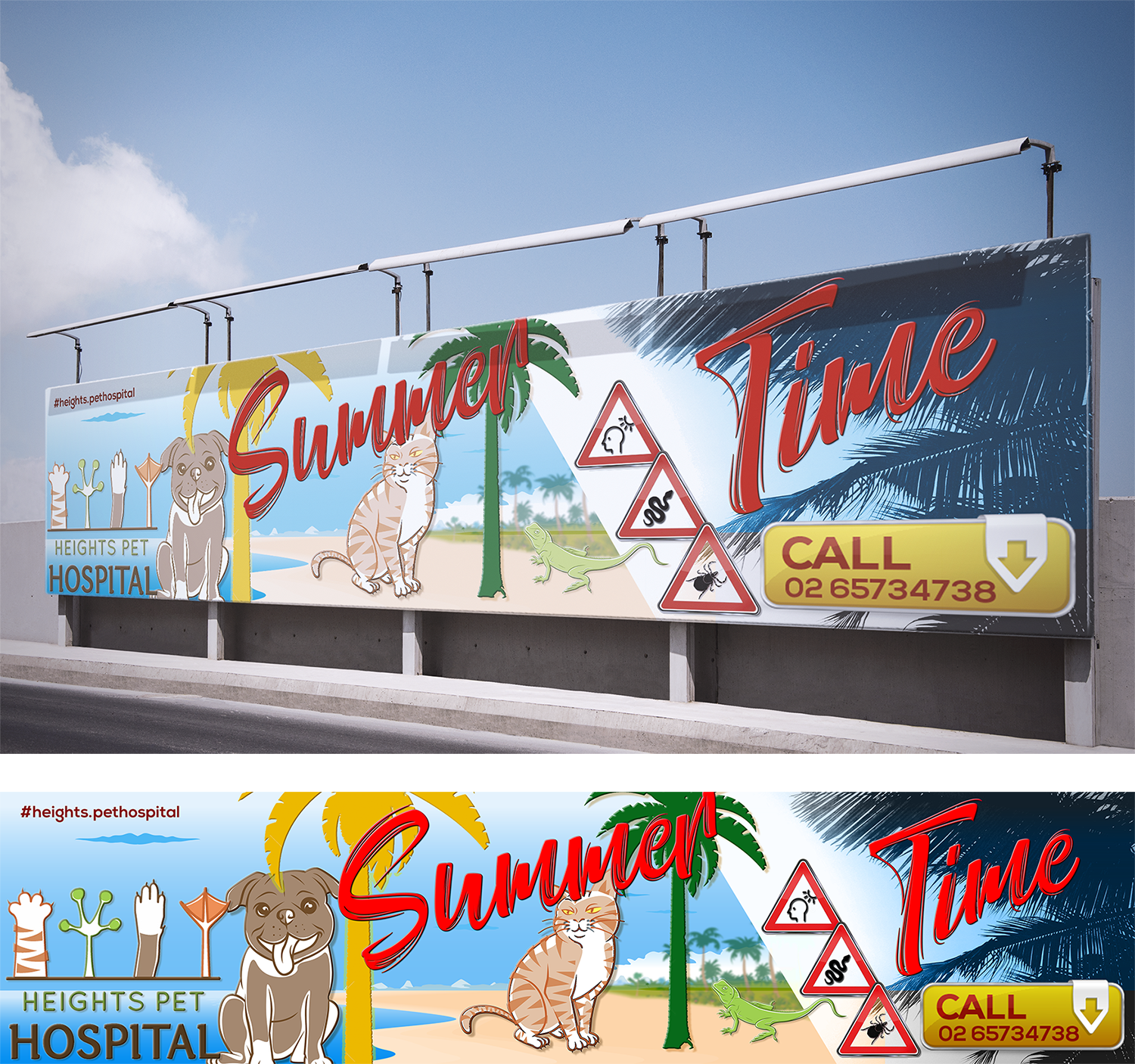 Graphic Design by Grebowiec Peter for Heights Pet Hospital | Design #20236742