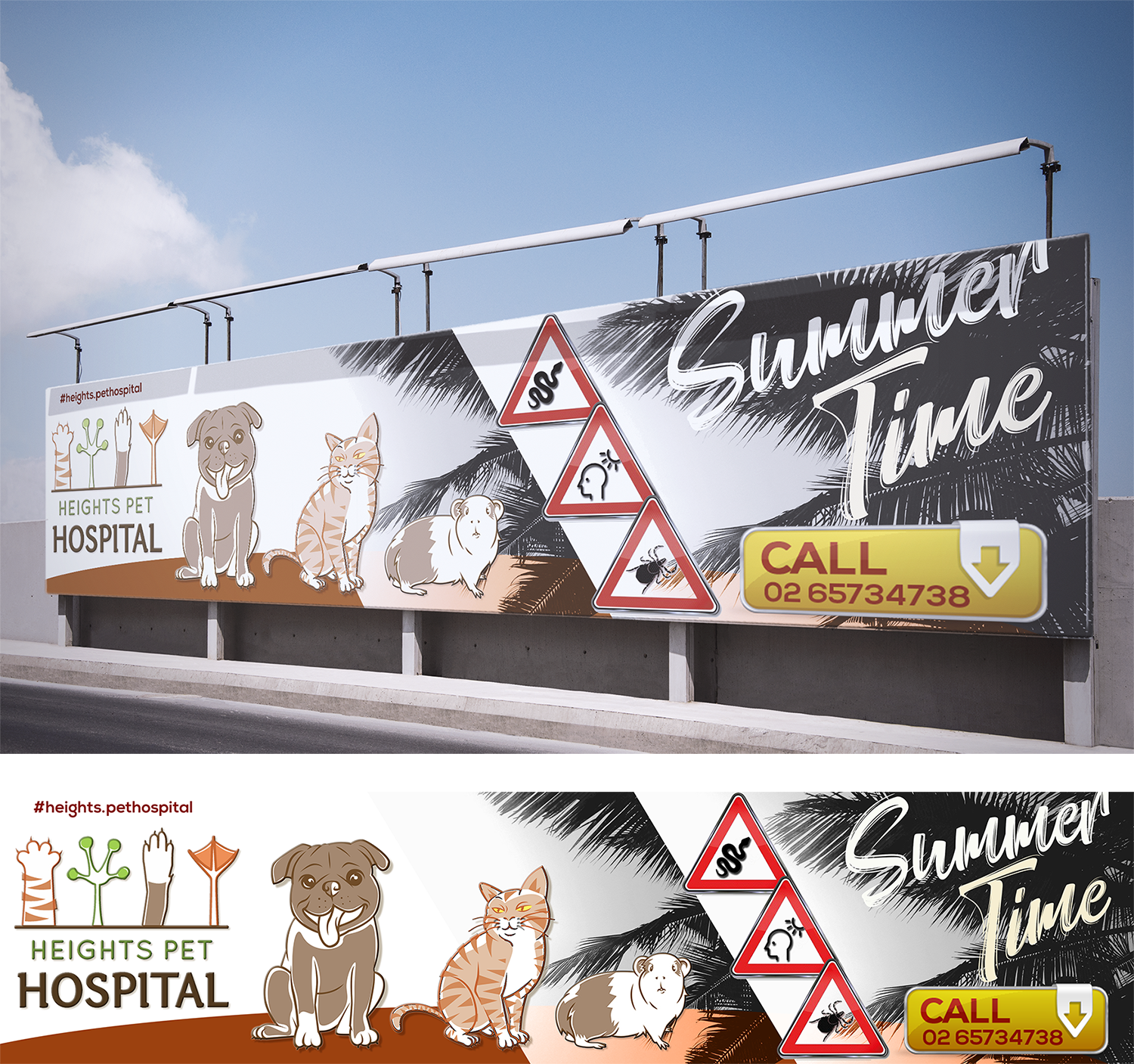 Graphic Design by Grebowiec Peter for Heights Pet Hospital | Design #20236743