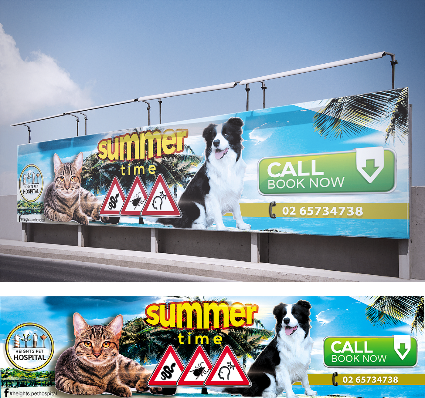 Graphic Design by Grebowiec Peter for Heights Pet Hospital | Design #20237233