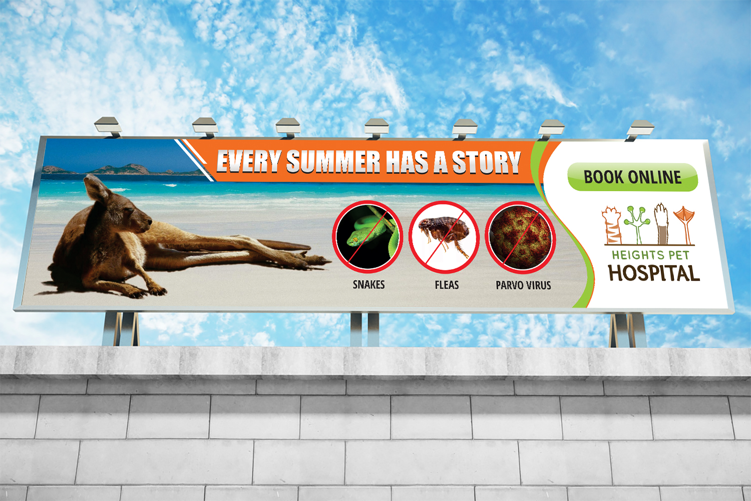 Graphic Design by Aurora:) for Heights Pet Hospital | Design #20203533