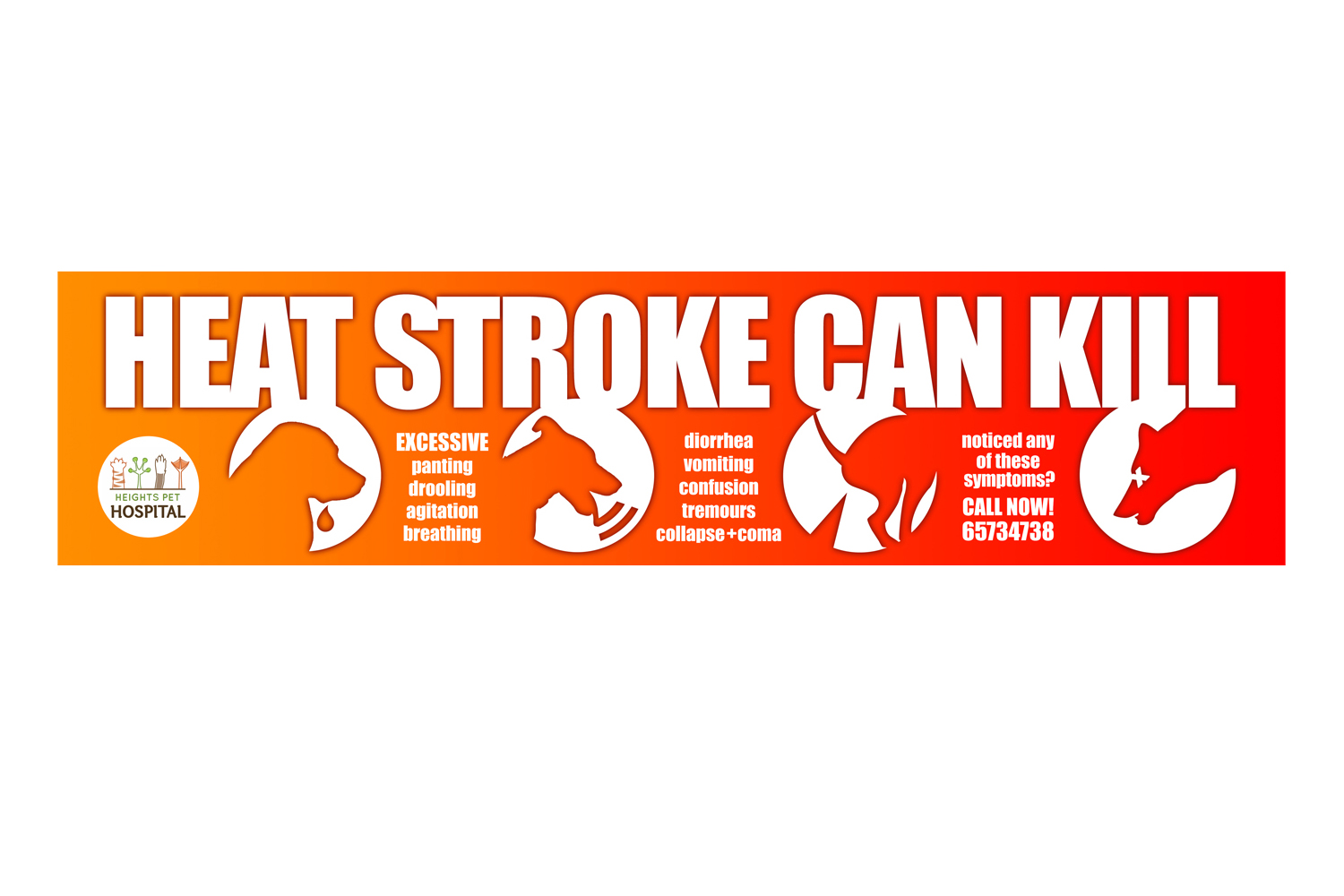 Graphic Design by david vivian creative for Heights Pet Hospital | Design #20339319