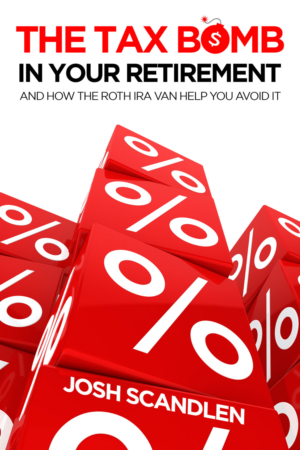 The Tax Bomb in Your Retirement Book Cover | Diseño de portada de libro por Estratosphera