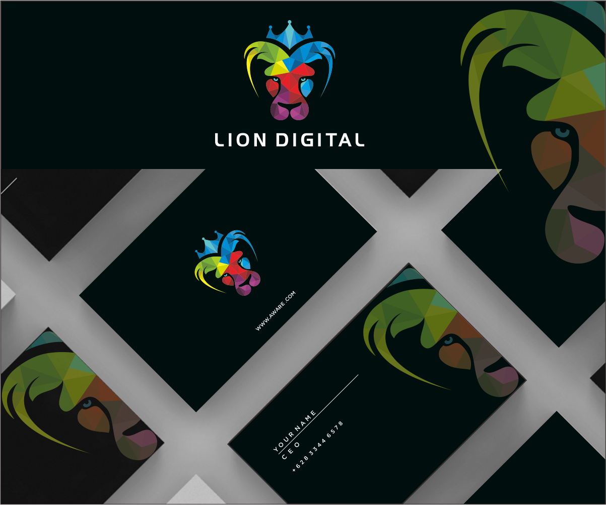 Logo Design by G-red for Lion Digital  | Design #20214126