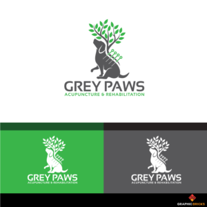 Grey Paws Acupuncture and Rehabilitation | Logo Design by Graphic Bricks