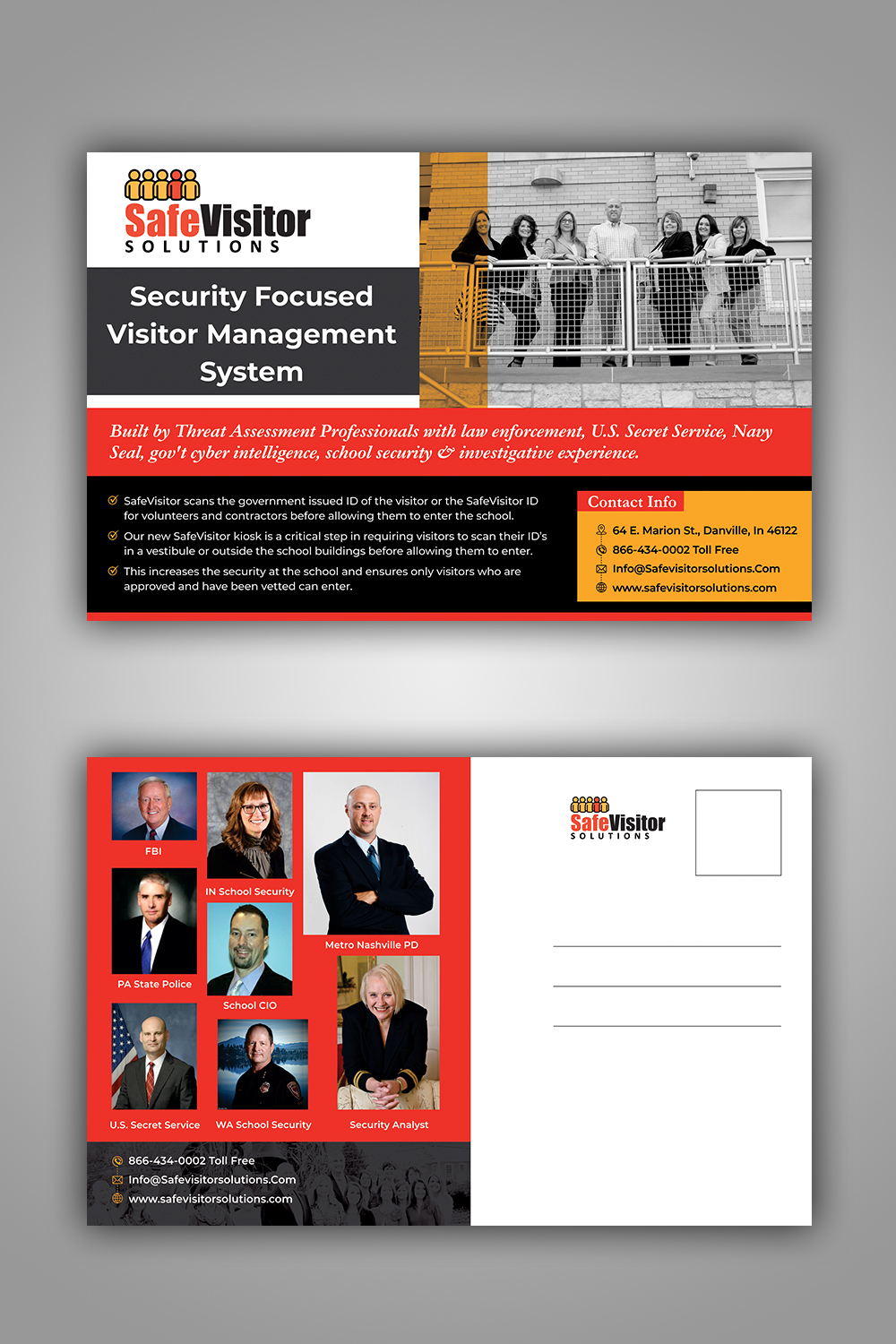 Postcard Design by ecorokerz for Safe Hiring Solutions LLC | Design #20207308