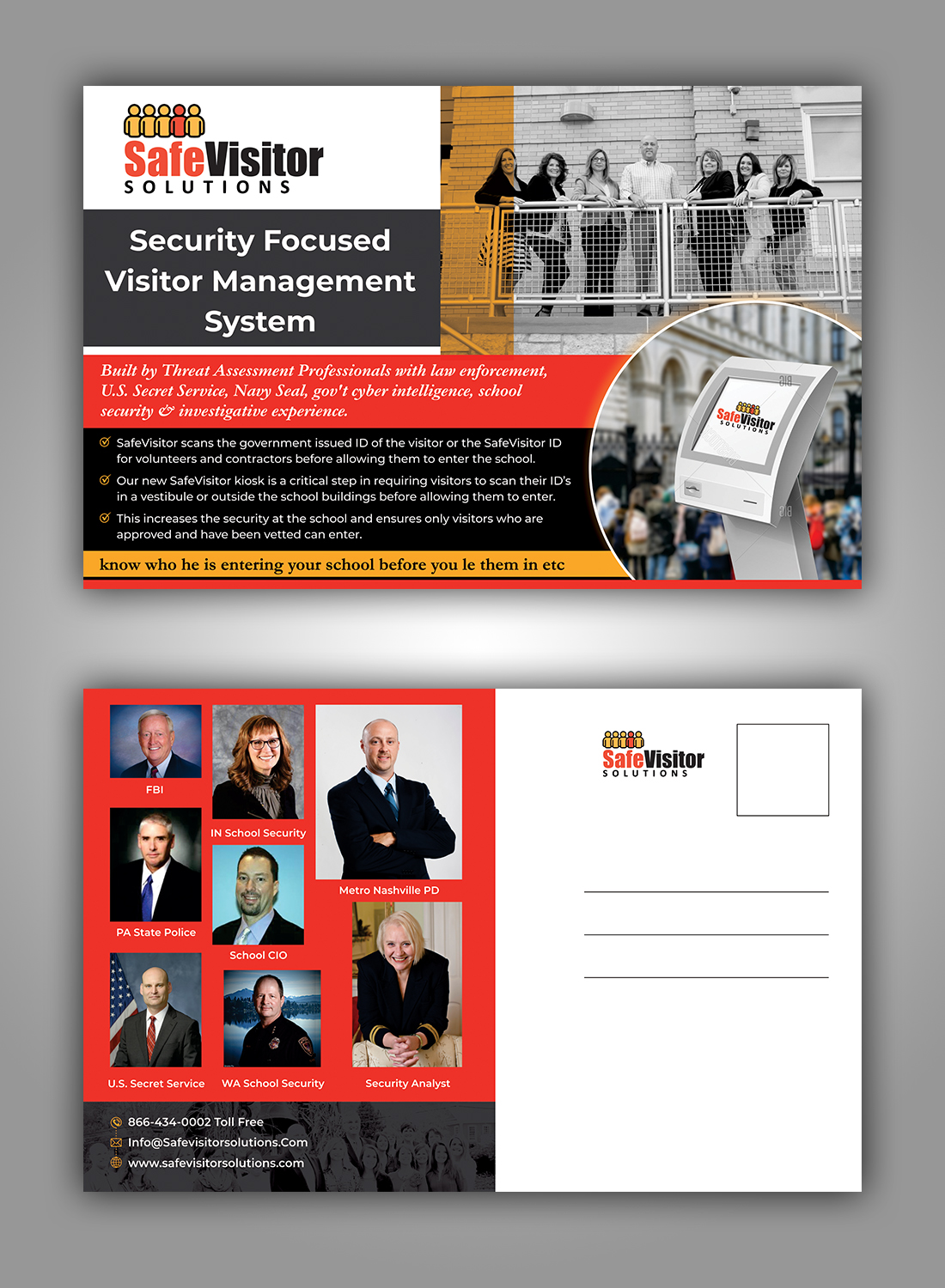 Postcard Design by ecorokerz for Safe Hiring Solutions LLC | Design #20223857