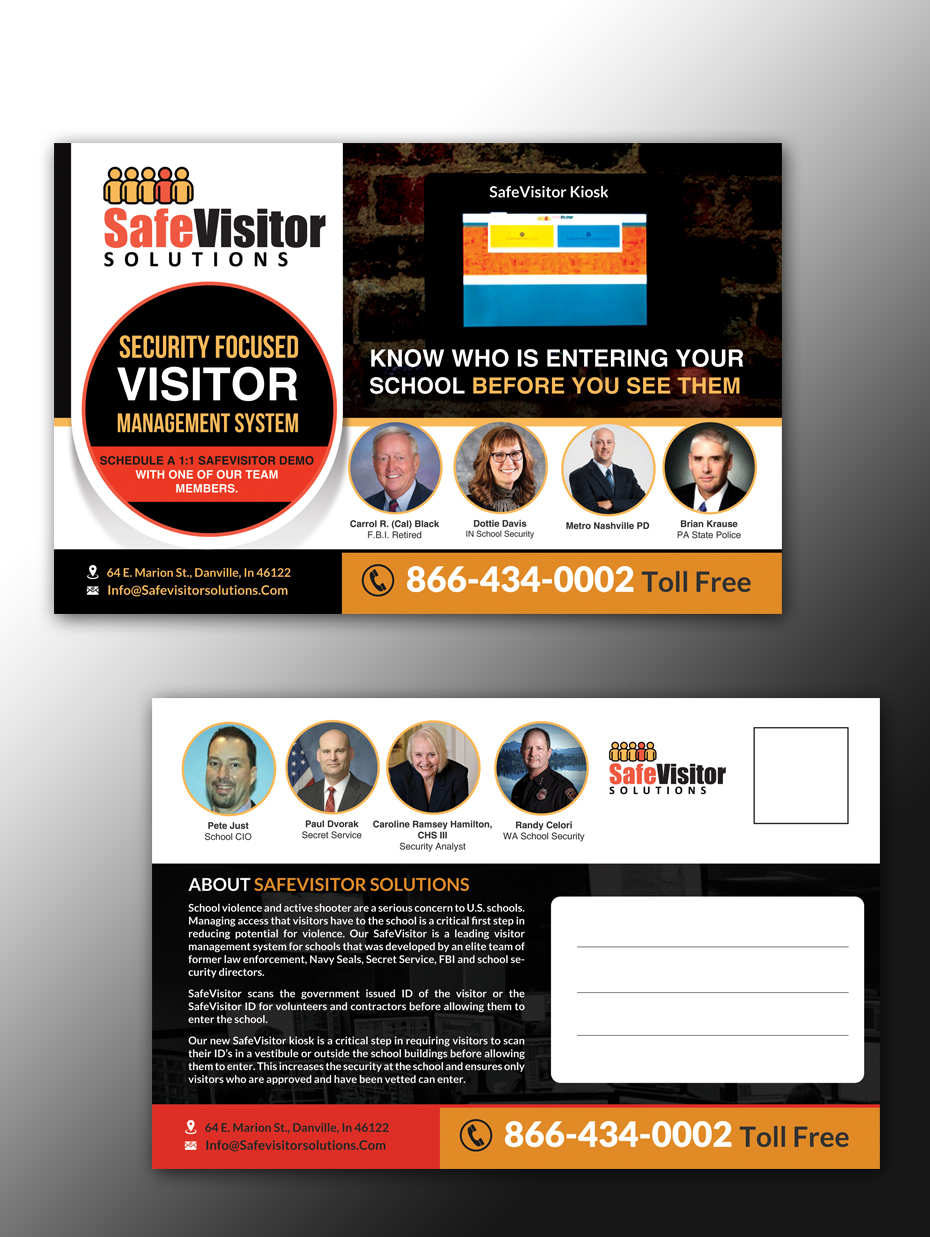 Postcard Design by innovative earth for Safe Hiring Solutions LLC | Design #20206707