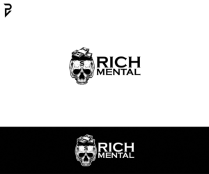 Logo Design by poisonvectors for Rich Mental Clothing  | Design #20213706