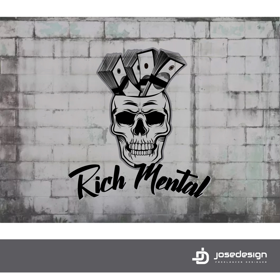 Logo Design by JoseDesign for Rich Mental Clothing  | Design #20219600
