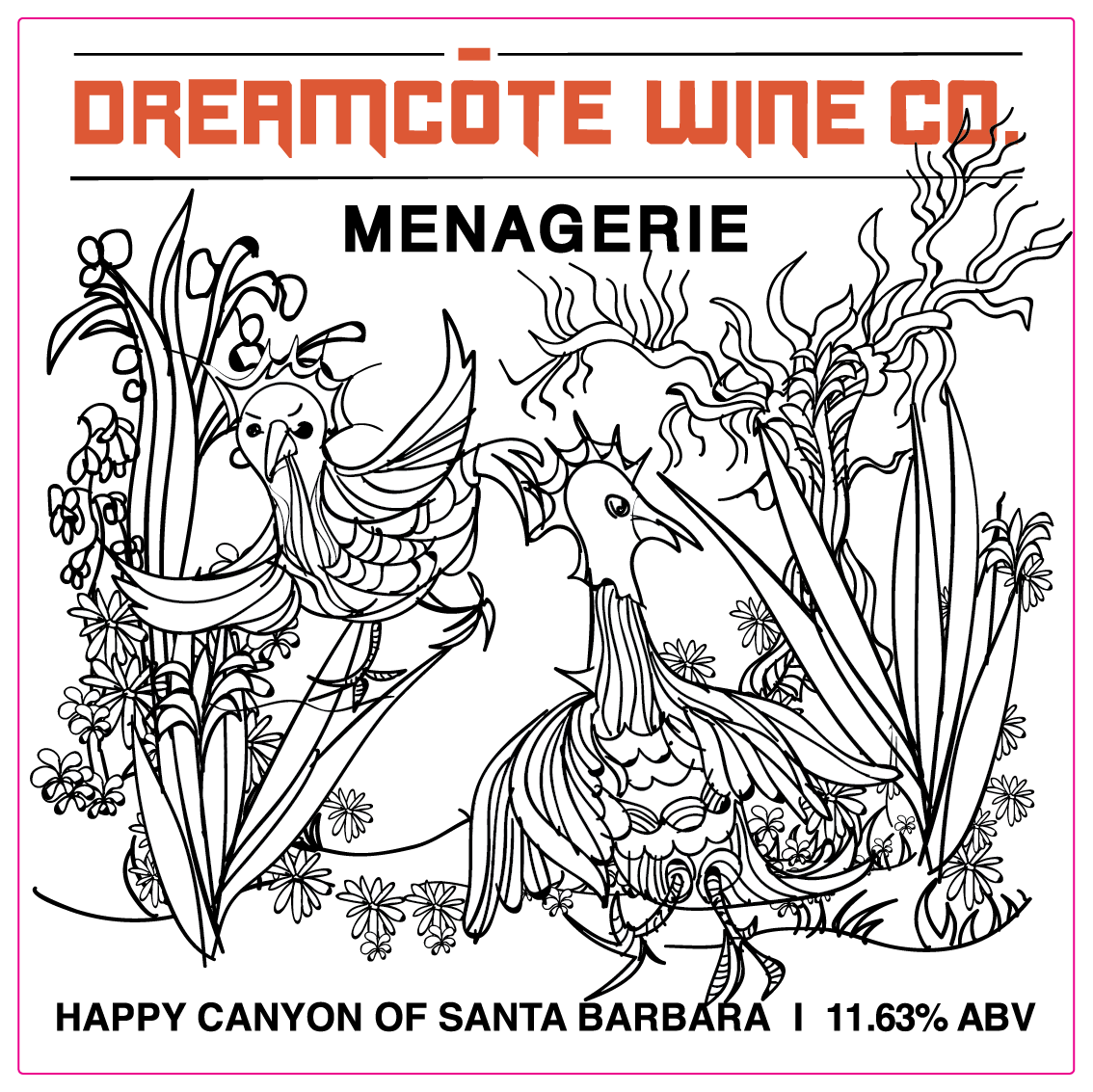 Illustration Design by cavaradossi for Dreamcote Wine Co. | Design #20255074