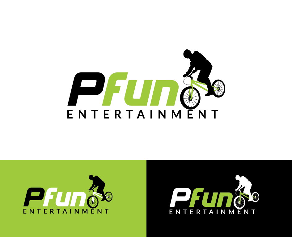 Logo Design by Riz' for Pfun Entertainment | Design #20282933