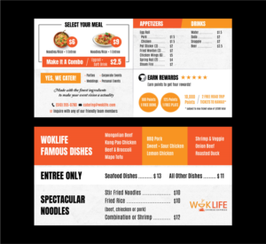 Menu Design by vcreatived