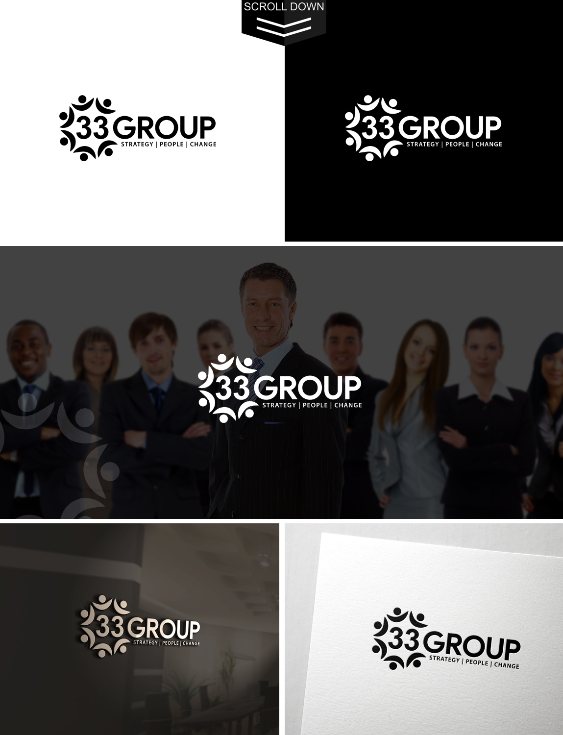 Logo Design by Sergio D for 33 Group | Design #20216417