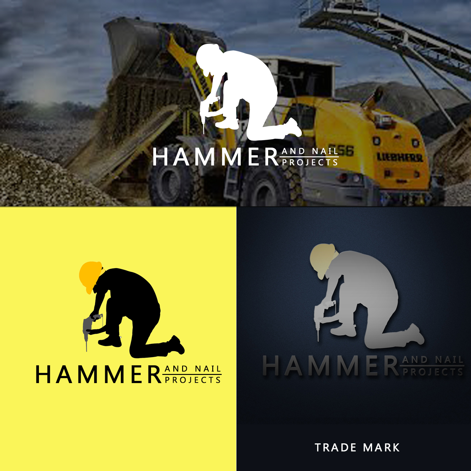Logo Design by Arsalan Ahmed for Hammer & Nail Projects | Design #20213866