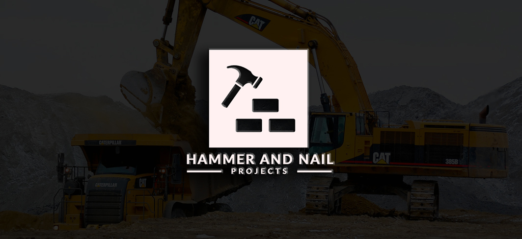 Logo Design by Arsalan Ahmed for Hammer & Nail Projects | Design #20220194