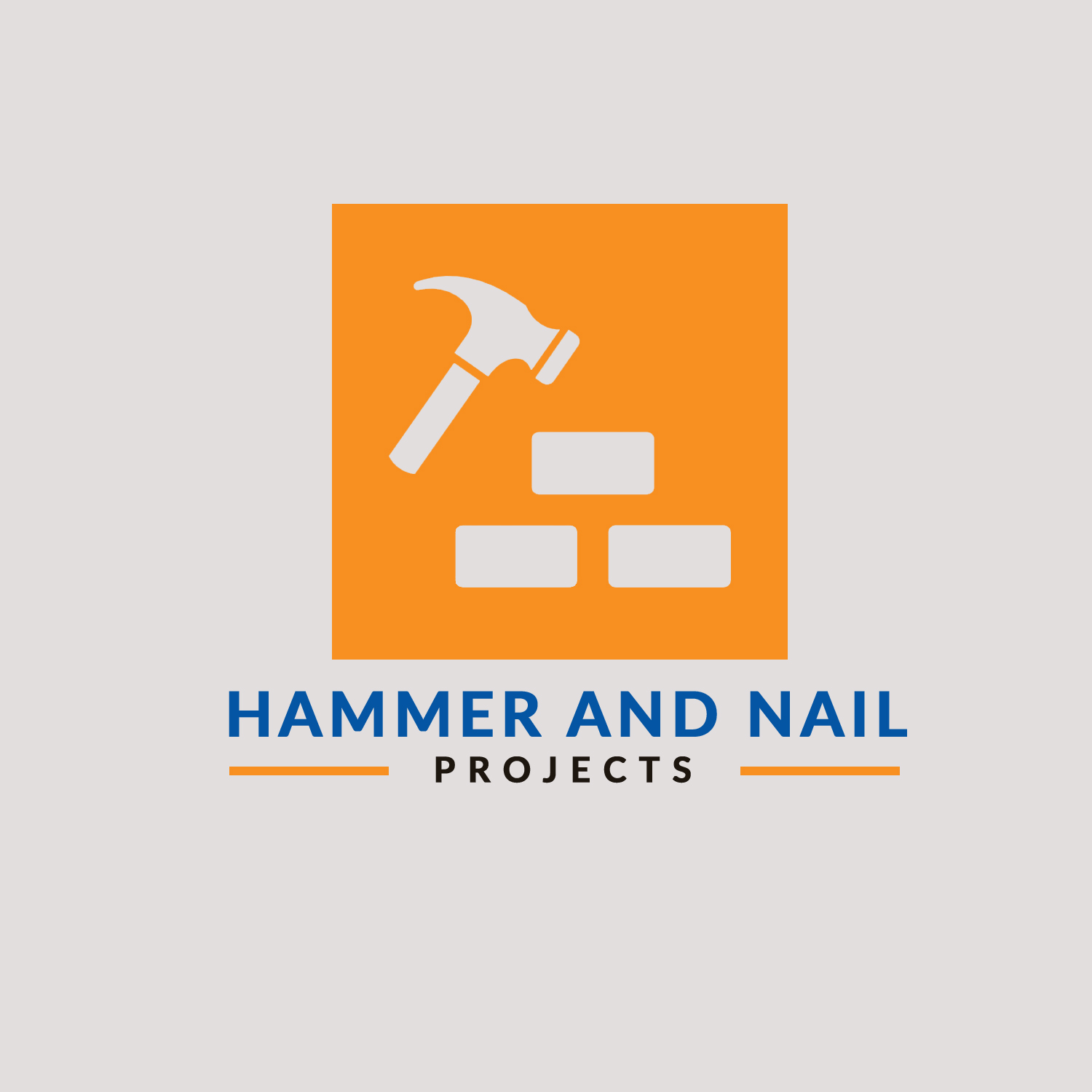 Logo Design by Arsalan Ahmed for Hammer & Nail Projects | Design #20220195