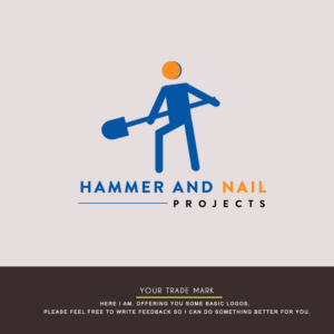Logo Design by Arsalan Ahmed for Hammer & Nail Projects | Design: #20220409