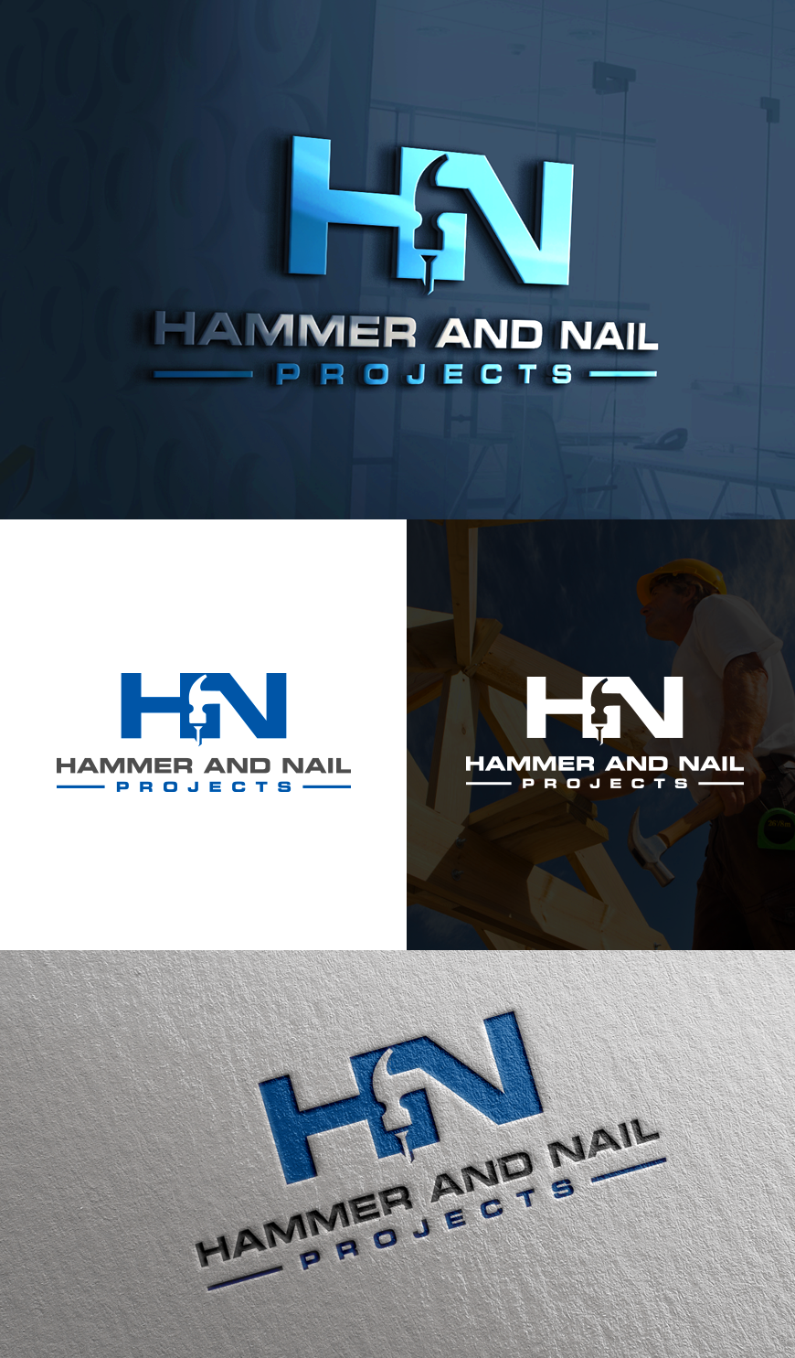 Logo Design by Ineffable GFX for Hammer & Nail Projects | Design: #20221187