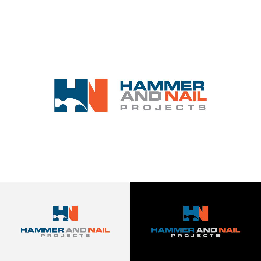Logo Design by Wild Geek for Hammer & Nail Projects | Design #20217457