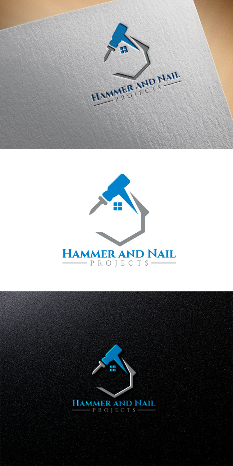 Logo Design by Rupok MT for Hammer & Nail Projects | Design #20219096