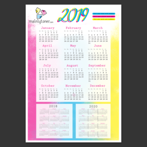 Mainly Toner Calendar 2019 | Print Design by aspiremedia