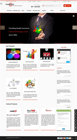 Web Design by pb for iLeads.com | Design: #2923389